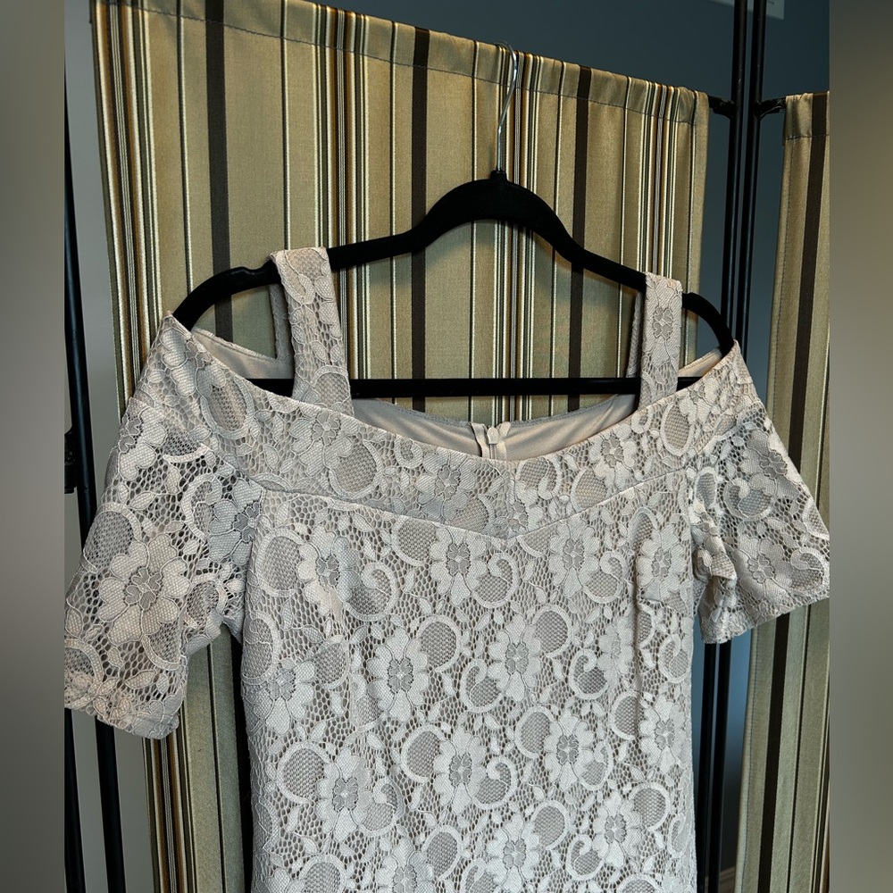 Stretch lace dress